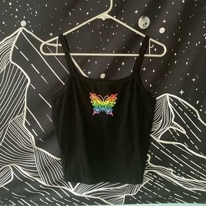 Delia’s DollsKill Black Butterfly Tank